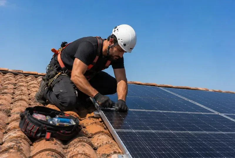 Maintenance et monitoring de panneaux solaires à Pointis-Inard